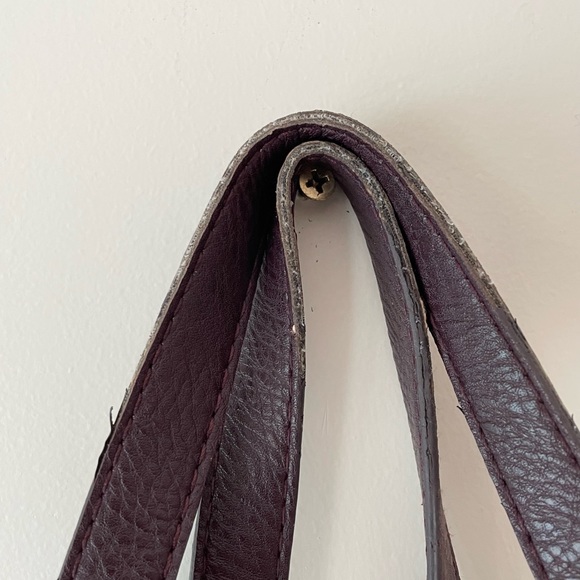Street level burgundy tote - Picture 4 of 7